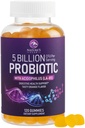 Probiotic Gummies 5 miliardi di CFU - Supplemento giornaliero della pancia probiotica per le donne, uomini e adolescenti - Salute digestiva naturale, “buono” Gut & supporto immunitario con 6 Pro Biotic Strains - Arancione Flavor - 120 Conte