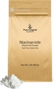 PURE INGREDIENTI ORIGINALI Niacinamide (2 lb) Polvere di vitamina B3 senza fluido, supplemento dietetico