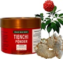 100g (3.5oz) 三上100% Pure Tienchi Powder Pseudoginseng Notoginseng Sanqi Powder Tienchi Ginseng Powder 北口 1200mesh
