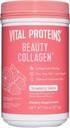Proteine Vitale Collagene di bellezza (Limone di fragole, Canister) - 120 mg di acido ialuronico e 15g di collagene per servire