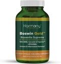Harmony Nutraceuticals Boswin Gold Liposomal - Bioattività massima di potenza massima Dr. Gumman's Clinical Grade Synergized con Turmeric & Triperine