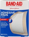 Assemblaggi a Tru-Stay di marca Band-Aid, grandi bande sterili per la cura e la protezione dei tessuti, grande dimensione, 10 ct (confezione di 4)