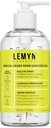 Gel Sanitario Medico-Grade – 97 % Organico | 70 % USP Ethyl Alcohol | Aloe idratante + Acido Ialuronico | appena fatto in USA | Bottiglia 8oz con pompa