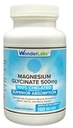 Meraviglia Laboratori Magnesio Glycinate 500mg, 100% Chelato per Assorbimento Superiore, Non OGM, NO Latticini & Soia Gluten, Supporta Muscolo, Giunto e Salute Del Cuore (120)