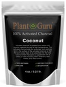 Polvere di carbone attivata 4 oz. Coconut - Cibo Grade Kosher Non OGM - Denti Sbiancamento, Maschera facciale e Sapone Fare. Promuove la disintossicazione naturale e aiuta la digestione