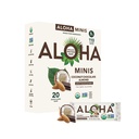 ALOHA Organic Plant Based Protein Bar MINIS |Coconut Chocolate Almond | 20 Count, 24g Bar | Vegan, Low Sugar, Gluten Free, Paleo, Low Carb, Non-GMO, Stevia Free, Soy Free, No Sugar Alcohols
