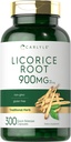 Carlyle Licorice Root Capsule 900mg | 300 Count | Root Extract Supplement | Non-GMO, Gluten Free