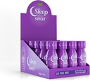 Dormire Shot di Alfa Vitamine - Contiene 10 MG di Melatonina, Vitamina B6, L-teanina per il sonno sano e notte tempo Routine- 2.5oz Shot Bottiglia - 20 Pack