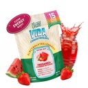 Idratazione + Energy Electrolyte Drink Mix – Fragola Watermelon Agua Fresca Flavor | Polvere senza zucchero con caffeina, L-teanina, Coconut Water & Minerals | 15 pacchetti Stick Single-Serve