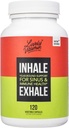 VITAMINA CO. Inhale Exhale - aiuta le allergie calme - Itchy occhi acquosi - Allergy Symptom Relief - Congestione nasale - Respirazione chiara - Risposta allergica - Coughing - Sneezing - 120 Capsule