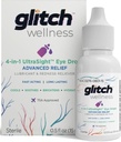 Glitch UltraSight Gocce per occhi secchi 15mL - 4 in 1 Gocce Avanzate per Occhi Secchi Rilievi - Tutto il giorno Comfort con Idratazione, Illuminazione, Raffreddamento - Efficacemente Soothes Irritation & Dryness - 0.5 Fl Oz