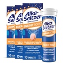 Alka-Seltzer Energy Boost: Caffeina & Guarana, B Vitamine, Supporta l'Alertness Mentale e l'Energia Fisica, Integratore Energetico Quotidiano, Compresse Fizzy, Senza Zucchero, Pugno Tropicale leggero, 30ct