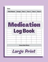 Prenota il registro dei farmaci: semplice registro per registrare medicine, vitamine e/o supplementi giornalieri. Troppi dosi ed effetti collaterali. 8.5x11 Pill Tracker... e All Ages o Infermieri/Caregivers. Viola.