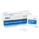 JMU 100 Pack Sterile Gauze Pads 2x2, 8-ply Altamente assorbente Non-Woven Sponge Gauze