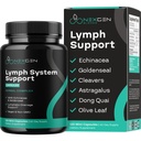 Integratore di supporto del Lymph System Herbal - Complesso di supporto linfatico con Astragalus dorata Echinacea & Hydroxytyrosol per il drenaggio linfatico e il supporto immunitario - Vegan Non-GMO Gluten Free (2 mesi)