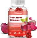 Gummie di radice di barbabietola senza zucchero - Supporta l'energia e la salute del corpo intero - 1500 mg di barbabietola Gummies per gli uomini delle donne (60 conte)