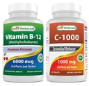 Vitamina B12 6000 mcg & Vitamina C 1000 mg