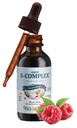 Maxi Salute bambini Raspberry Vitamina B Complex - Supplemento di vitamina B12 - Sublingual B Vitamine Complesso Gocce per bambini con B1 B2 B3 B6 Biotin Folic Acid - 2 fl.