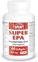 Supersmart - Super EPA 855mg al giorno (High Strength) - EPA Fish Oil Supplement - Natural Omega 3 Concentrate - EicosaPentaenoic Acid | Non-GMO & Gluten Free - 60 Softgels