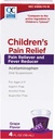 Riduttore di dolore per bambini di scelta di qualità per bambini, 4fl oz Acetaminophen 160mg per 5ml, Ibuprofene & Aspirin Free, Liquid Cold and Flu Medicine for Kids, Regolare resistenza OTC