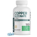 Bronson Copper Glycinate 3mg Chelated Superior Absorption Non-GMO, 180 compresse vegetariane