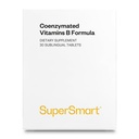 Supersmart - Formula B coenzimata - Contiene tutte le vitamine del gruppo B - Cinque volte più attivo | Non OGM & Gluten Free - 30 compresse