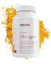 SUBSTANCE. - Natura Fiber & Spices per il benessere digestivo - Supporta la pulizia del colon - Formulato con Psyllium Husk, Flax Seed & Ginger - Integratore di fibre alimentari - Vegan-Friendly - 240 Capsule