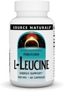Fonte Naturals L-Leucina A Free Form Essential Amino Acid Supplemento per il supporto energetico - 60 capsule