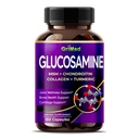 GriMed Glucosamine 12.000mg - X12 Power con MSM, Condroitina, Collage, Turco per il Benessere Congiunto, Ossa Forte, Supporto Cartilage - USA Made & Tested