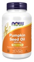 NOW Integratori, Olio di semi di zucca 1000 mg con acidi grassi essenziali e Phytosterols, Pressato a freddo, 100 Softgels