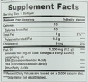 Bounty Fish Oil, Supporta la salute del cuore, 1200 Mg, Softgel a rilascio rapido, 200 Ct (Pack of 2)