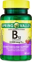 jogi vitamina B12 compresse rapido dissolve Supplemento dietetico, 2.500 Mcg, aroma di ciliegia,1 compresse al giorno 60 Conte