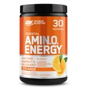 Optimum Nutrition Amino Energy - Pre allenamento con tè verde, BCAA, aminoacidi, Keto Friendly, Estratto di caffè verde, Polvere di energia - Orange Cooler, 30 Servings (Packaging May Vary)
