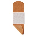Banda rapida curata tessuto adesivo Bandages con facile applicazione Wrapper, Dimensione della fasciatura è 1 x 3 pollici, 100 conte