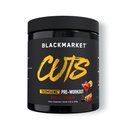 BLACKMARKET CUTS Pre Workout – Polvere termogenica di energia e messa a fuoco per gli uomini e le donne, metabolismo grasso, definizione del muscolo, creatina libero, 30 porzioni (Punto di prua)