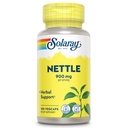 SOLARAY Nettle 900 mg - Organic Nettle Leaf Supplement - Kidney, Urinary e Prostate Support - Uso tradizionale per la risposta all'allergia e benessere respiratorio - Vegan - 50 Servings, 100 VegCaps