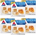 Atkins Snack Bar, Caramel Apple Pie, Aroma naturale, Buona Fonte di Proteine e Fibra, Carb basso, Basso Zucchero (30 Bar)