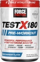 FORCE FACTOR Test X180 Pre-Workout Polvere & Energy Supplement, Boost Focus & Endurance, Costruisci muscolo e resistenza, Nitric Oxide Supplemento con Ashwagandaha & L-Citrulline, Blue Raspberry, 30 Servings