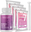 Seroflora Boric Acid Vaginal Suppositories 600 mg + Suppository Applicators Bundle - Vaginal Health pH Balance per le donne - aiuta il controllo Vaginal Odor (28ct)