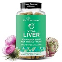 Detox e Riparazione del fegato vitale - Supplemento di supporto al fegato 9-in-1 - Cardo al latte, estratto di carciofo, curcuma, adaptogeni - Funzione epatica ottimale e salute digestiva - 60 capsule vegetali vegetariane