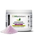BIOptimizers Magnesium Breakthrough Drink - 8 forme di magnesio, elettroliti, salute del sonno, stress, recupero del muscolo, supporto cardiaco | Glycinate, Citrate, Malate - Fruit Punch
