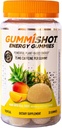 GummiShot Energy Gummies, 2475mg di Chews di Caffeina per Bottiglia, Booster di energia duratura lunga, Tropicale (33ct)
