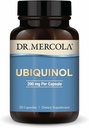 Dr. Mercola Ubiquinol, 30 Serve (30 capsule), 200 mg Per Capsule, Integratore alimentare, Supporta la produzione di energia, Non OGM