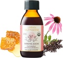 Urban Moonshine Immune Zoom - Boost Immunity Fast-Acting - Organic Elderberry Syrup - Echinacea - Raw Honey - Certified Organic - Natural - 4.2 Fl Oz