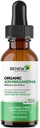 Renew Actives Organic Ashwagandha Liquid 220MG per 2 ml– Formula di assorbimento rapido per funzione cognitiva, Memoria, Energia, Stress, Sleep & Immune Health & Mental Clarity – Made in Canada - 120 ml