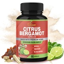 Estratto di caffè verde Cadane Citrus Bergamot Supplemento Capsule, 90 Caps, 3 Mesi Fornitura & Berberina, Olive, Guggul, Aglio, Pine Bark, Pepe Nero