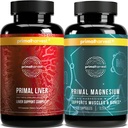 Integratori di magnesio e fegato per le donne e gli uomini di Primal Harvest Bundle