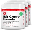 iRestore Hair Growth Supplement – Natural DHT Blockers & Multivitamin Blend – Vegan, Non-GMO, 90 capsule – Supporta spessori, capelli più forti per gli uomini e le donne – 3-Pack