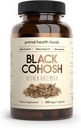Organic Black Cohosh 1000 mg 60 Servings | Menopause, Night Sweats and Sleep Support | Vegetariano, Organico, Non OGM & Gluten Free