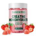 NSF Certified Creatine Gummy 5g - Creatine Monohydrate Gummies per uomini e donne, Creatina monoidrato per la forza muscolare, Muscle Builder, Energy Boost, Pre-Workout Supplement(120 Count)-Strawberry